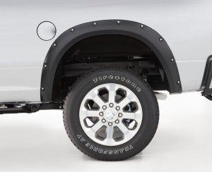 Dodge RAM 3500 Fender Flares - Husky Liners - Pocket Style - Matte-Black - `19-`25